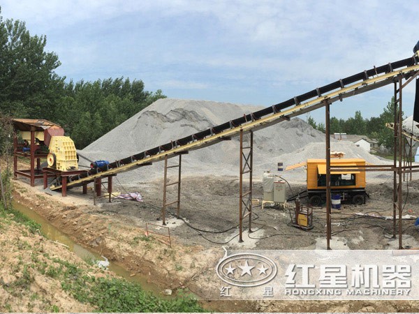 錘式破碎機作業(yè)高品質作業(yè)現場