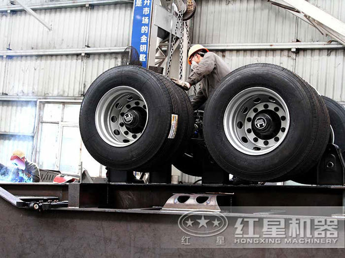 車載移動破輪胎細(xì)節(jié)展示