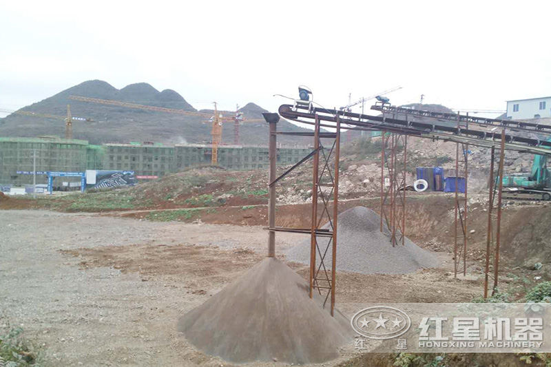 機(jī)制砂廠(chǎng)加工的物料