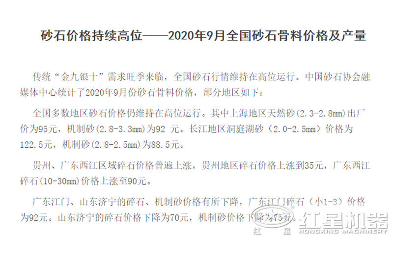 石子廠現(xiàn)在的行情怎么樣？石子破碎機整套設(shè)備有哪些？
