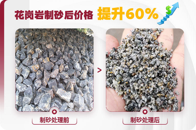 花崗巖制砂經(jīng)濟(jì)價值高